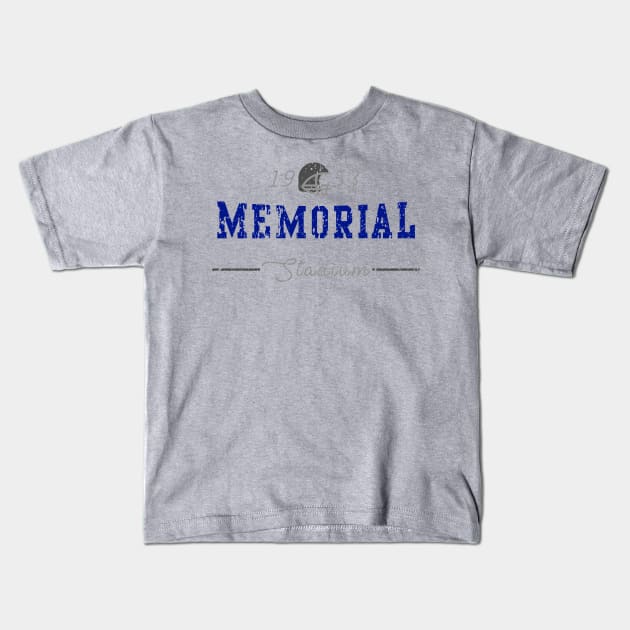 Memorial Stadium Kids T-Shirt by HomePlateCreative